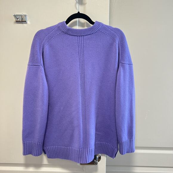 A.L.C. Ayden Purple Wool Cashmere Sweater Size S - Picture 5 of 10